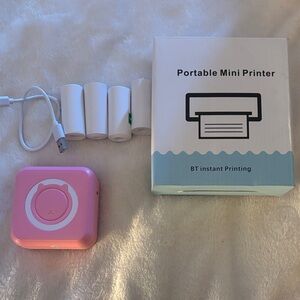Portable Mini Printer - Pink
